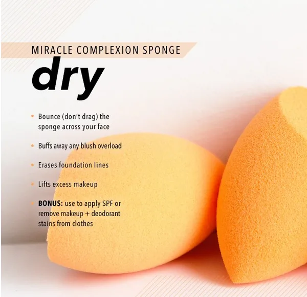 پد(اسفنج) آرایشی همه کاره ریل تکنیک کد91566 مدل miracle complexion sponge