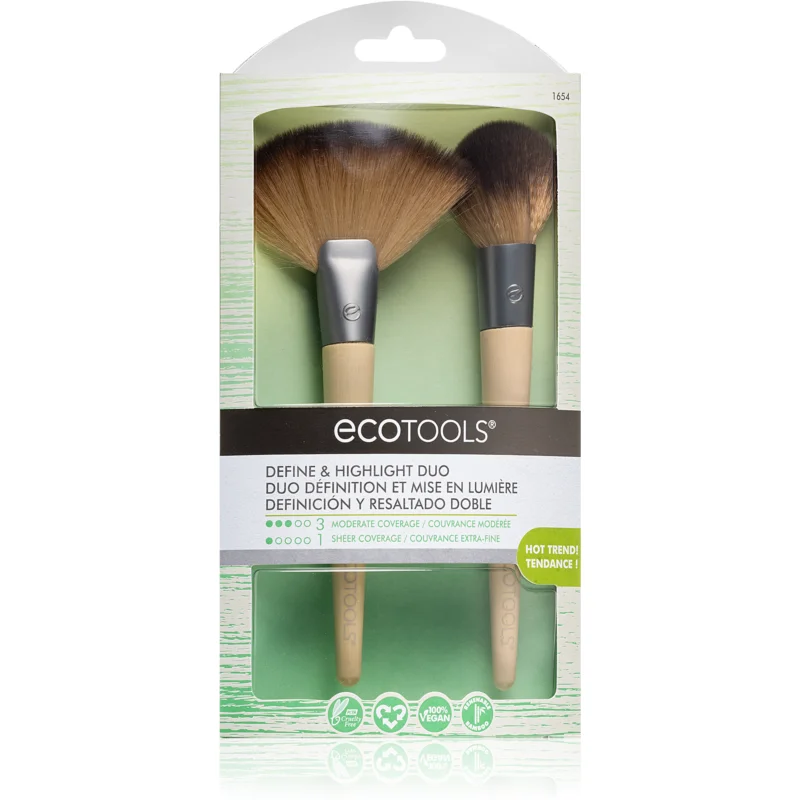 ست 2عددی اکو تولز eco tools مناسب هایلایتر و پن کیک کد 1654 ست 2عددی اکو تولز eco tools مناسب هایلایتر و پن کیک کد 1654