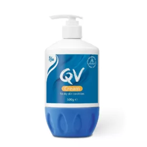 کرم پمپی کیو وی مرطوب کننده و آبرسان 24 ساعته مناسب پوست خشک و مشکلاتی مثل اگزما، پسوریازیس و درماتیت 500میل