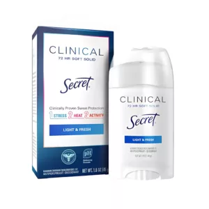 مام کلینیکال 72H کرمی سکرت | Secret Clinical Light & Fres