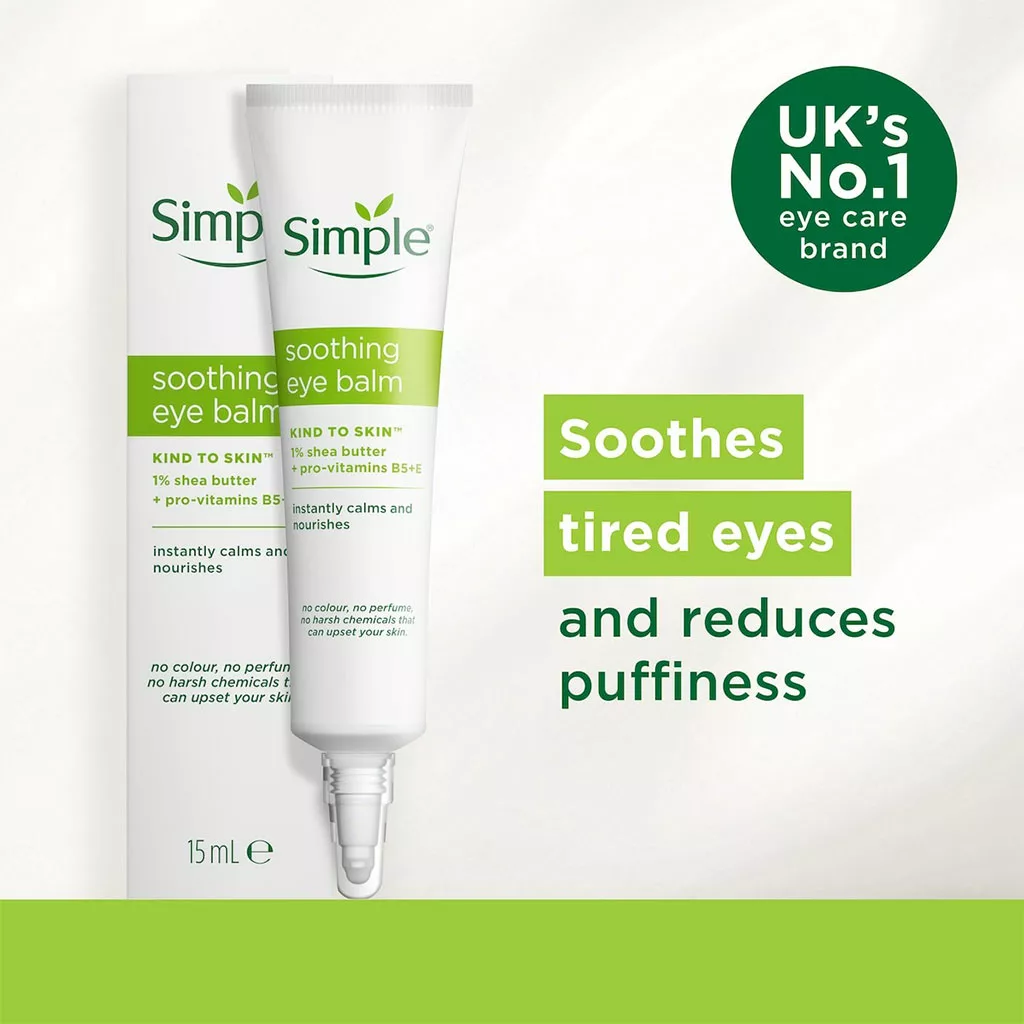 کرم دور چشم سیمپل | آبرسان ضد پف؛ soothing eye balm