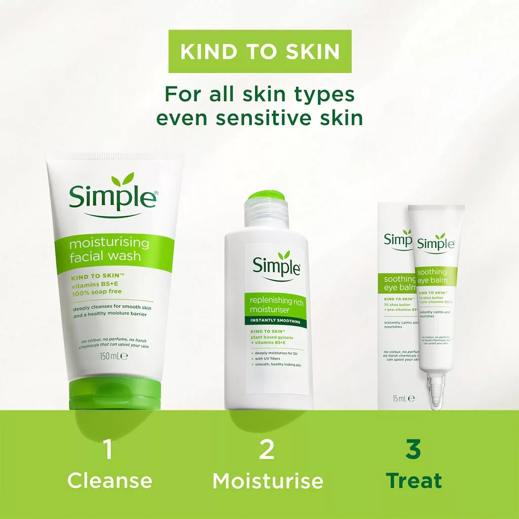 کرم دور چشم سیمپل | آبرسان ضد پف؛ soothing eye balm