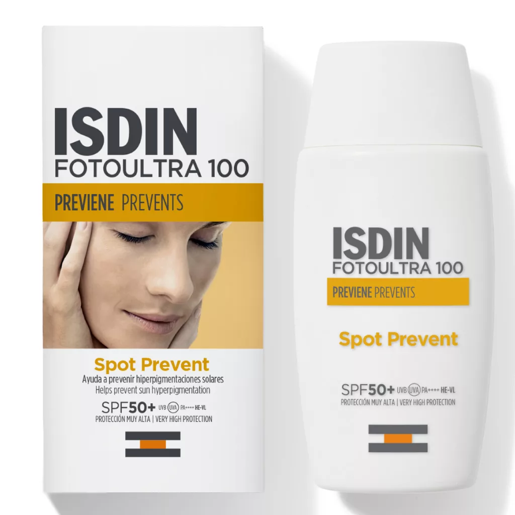ضد آفتاب ضد لک و جلوگیری از لک ایزدین انواع پوست حتی حساس ISDIN FotoUltra 100 Spot Prevent Fusion Fluid SPF50 ضد آفتاب ضد لک و جلوگیری از لک ایزدین انواع پوست حتی حساس ISDIN FotoUltra 100 Spot Prevent Fusion Fluid SPF50