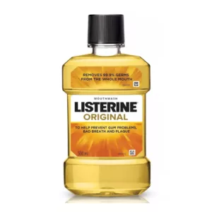دهانشویه لیسترین ضد عفونی کننده ضد جرم و پلاک زنجبیل لیموترش 500میل Ginger & Lime
