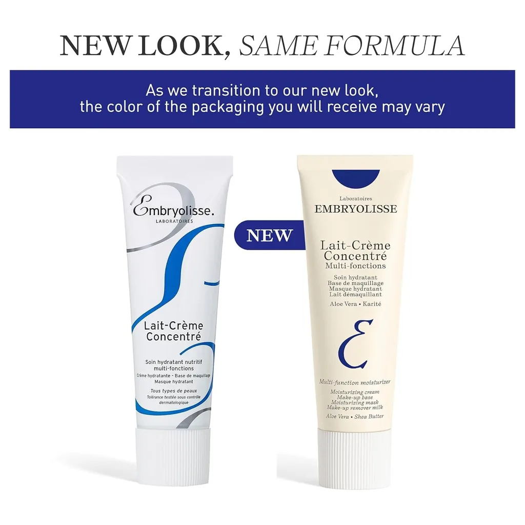 مرطوب کننده چند منظوره امبرلیوس لایت پرایمر قبل آرایش و آرایش پاک کن Embryolisse Lait-Crème Concentré