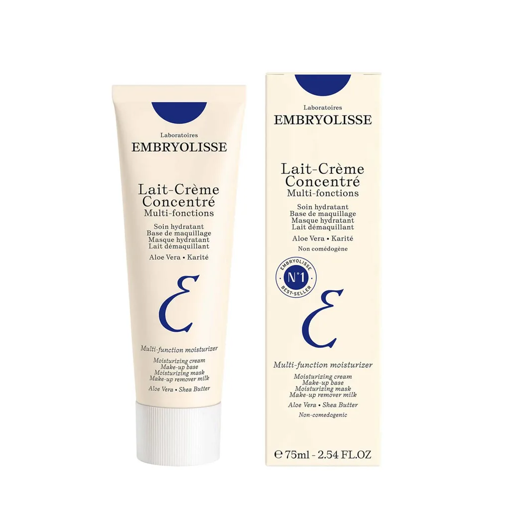 مرطوب کننده چند منظوره امبرلیوس لایت پرایمر قبل آرایش و آرایش پاک کن Embryolisse Lait-Crème Concentré