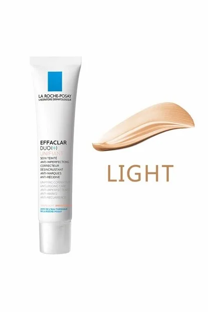 ژل کرم آبرسان ضد جوش افکلار لاروش پوزای پوست چرب رنگ لایت تینت EFFACLAR DUO(کد8451)