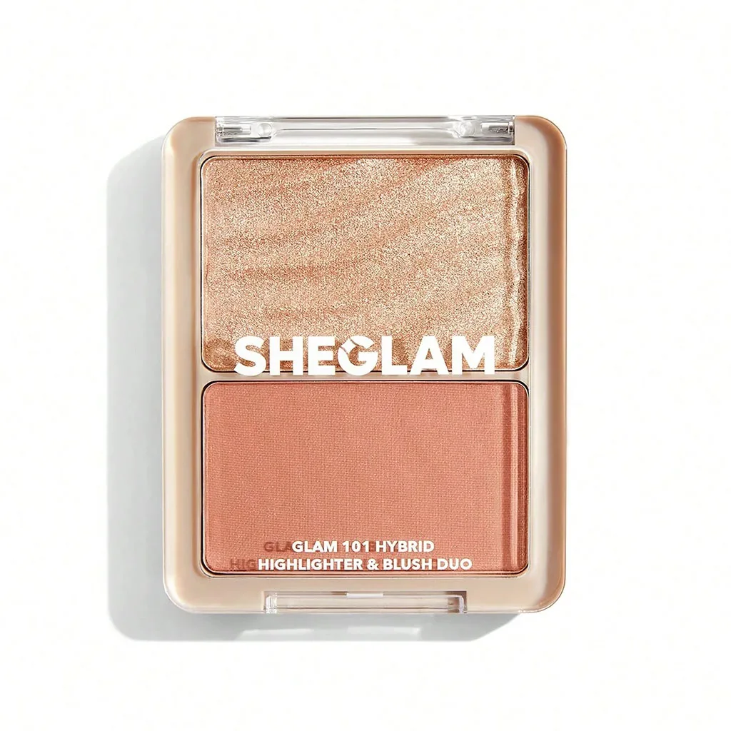 هایلایتر و رژگونه شیگلم دوتایی GLAM 101 HYBRID هایلایتر و رژگونه شیگلم دوتایی GLAM 101 HYBRID
