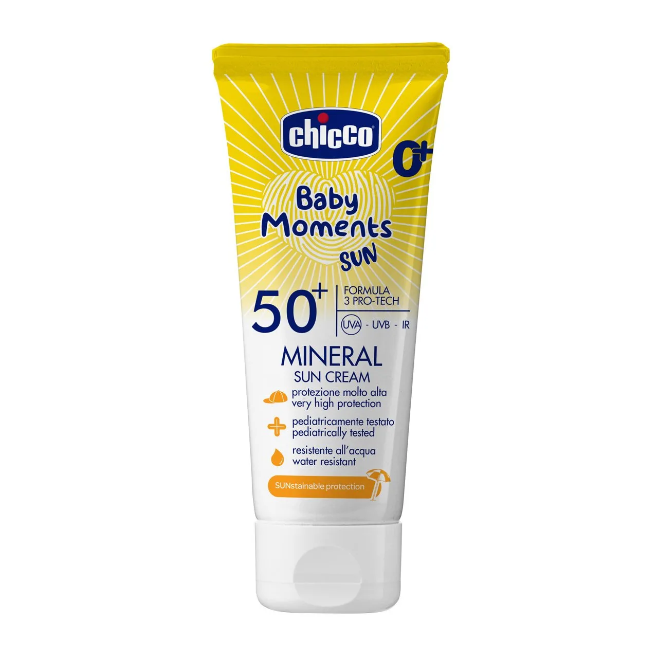 کرم ضد آفتاب کودک چیکو ماینرال spf 50 مناسب پوست حساس کودک کرم ضد آفتاب کودک چیکو ماینرال spf 50 مناسب پوست حساس کودک