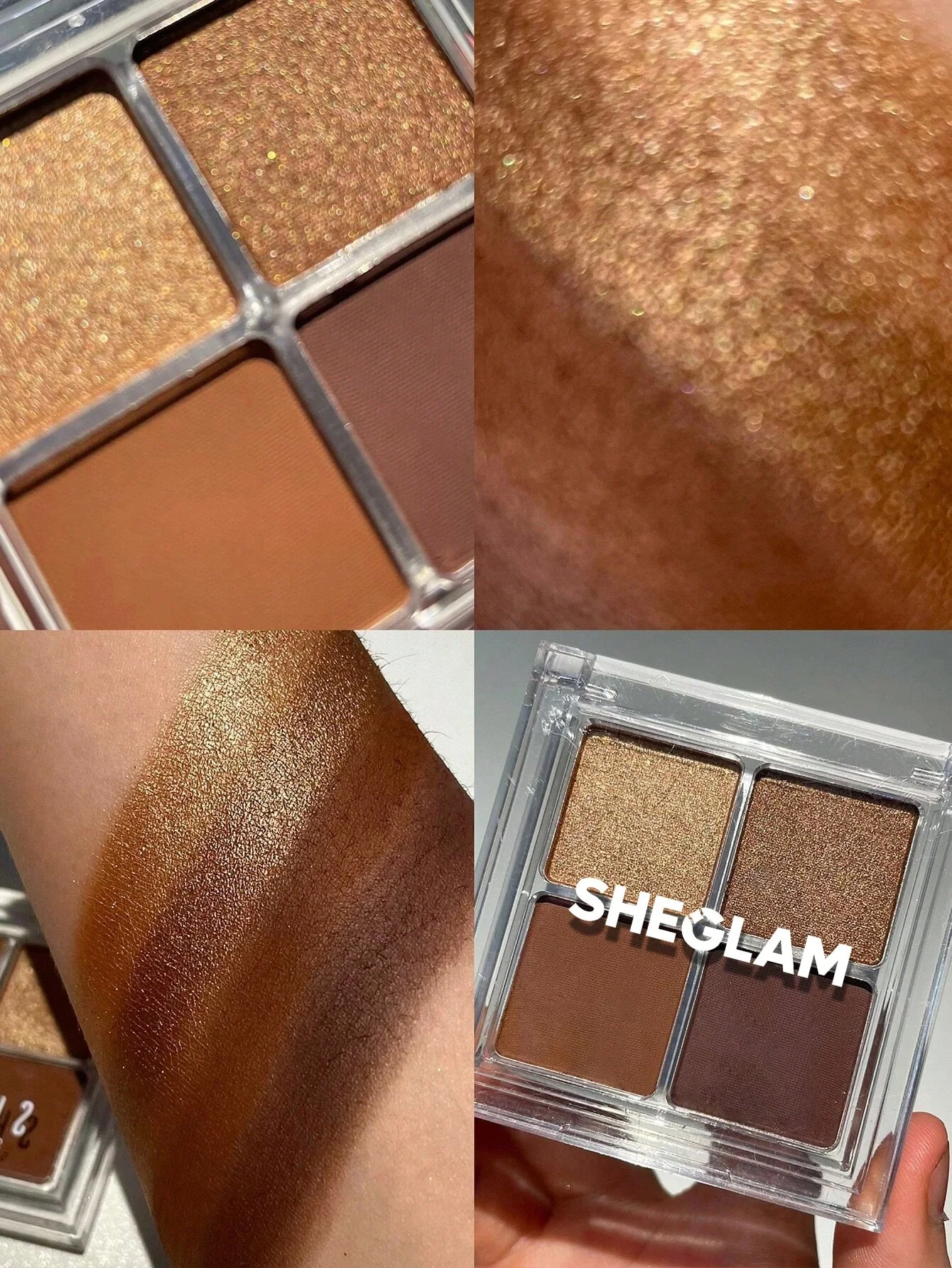 پالت سایه شیگلم پودری 4 رنگ مدل sheglam higher self