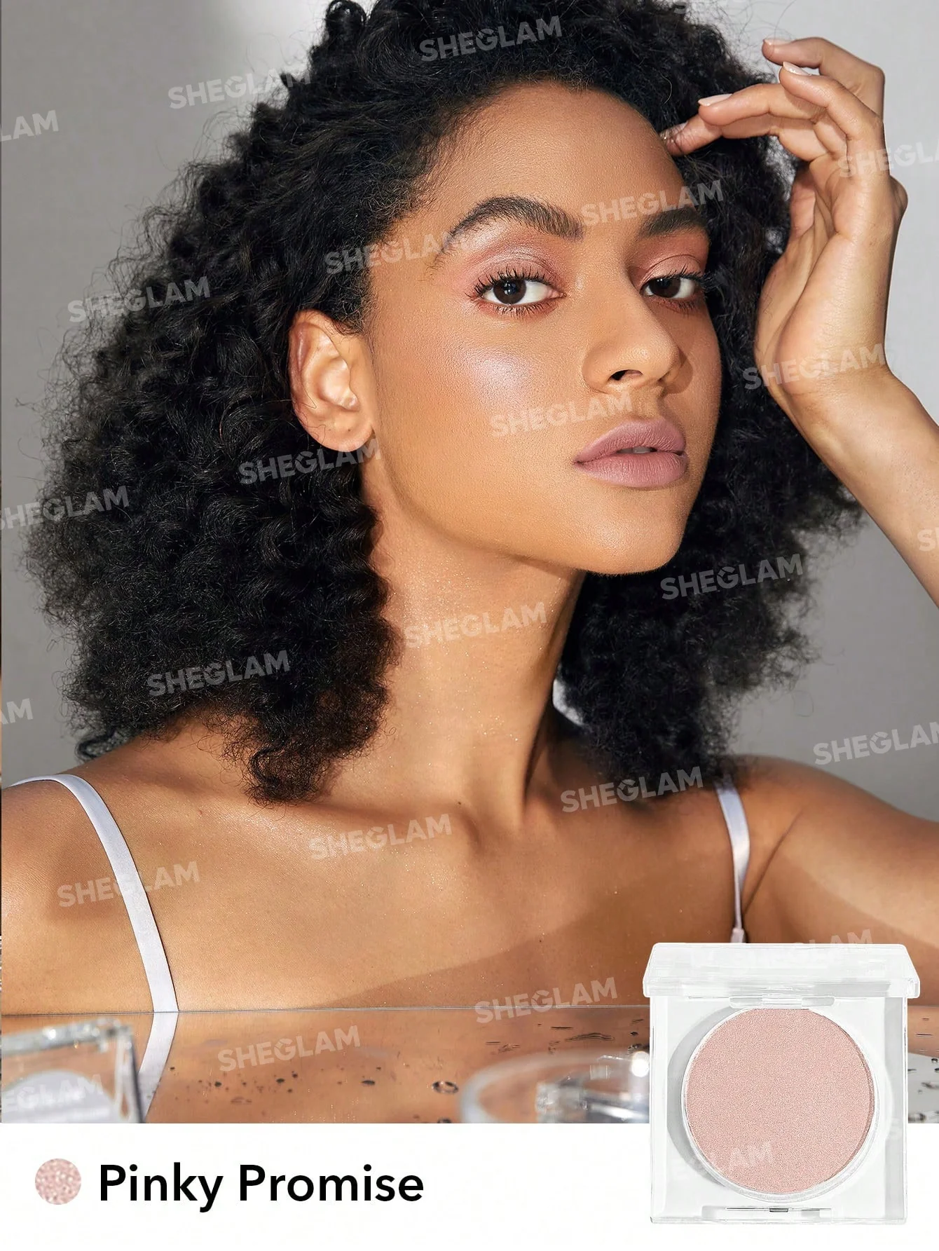 هایلایتر شیگلم مدل cosmic crystal رنگ pink promise