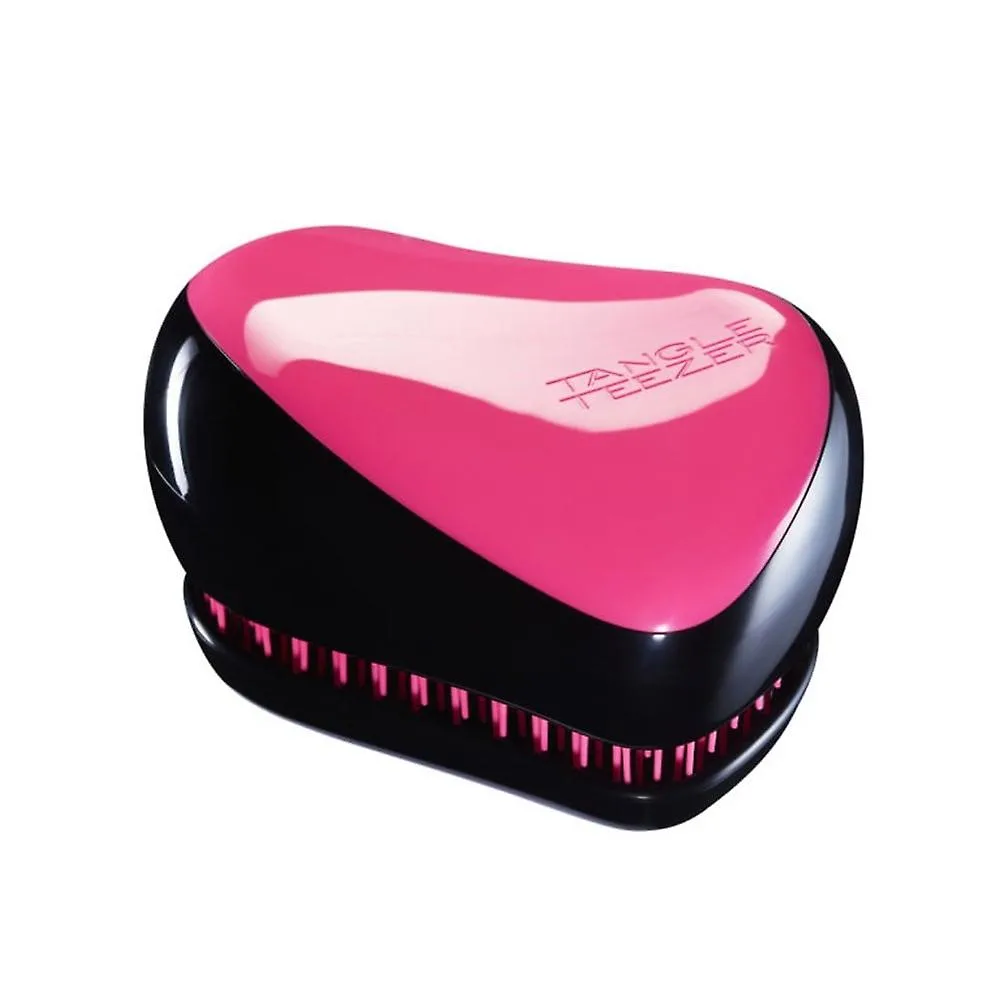 برس تنگل تیزر مشکی صورتی کامپکت استایلر Tangle Teezer Compact Styler Black Pink برس تنگل تیزر مشکی صورتی کامپکت استایلر Tangle Teezer Compact Styler Black Pink