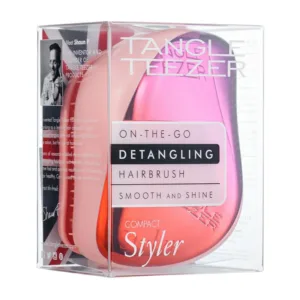 برس تنگل تیزر گره گشا کد73 کامپکت استایلر Tangle Teezer Compact Styler Serise Pink Ombre
