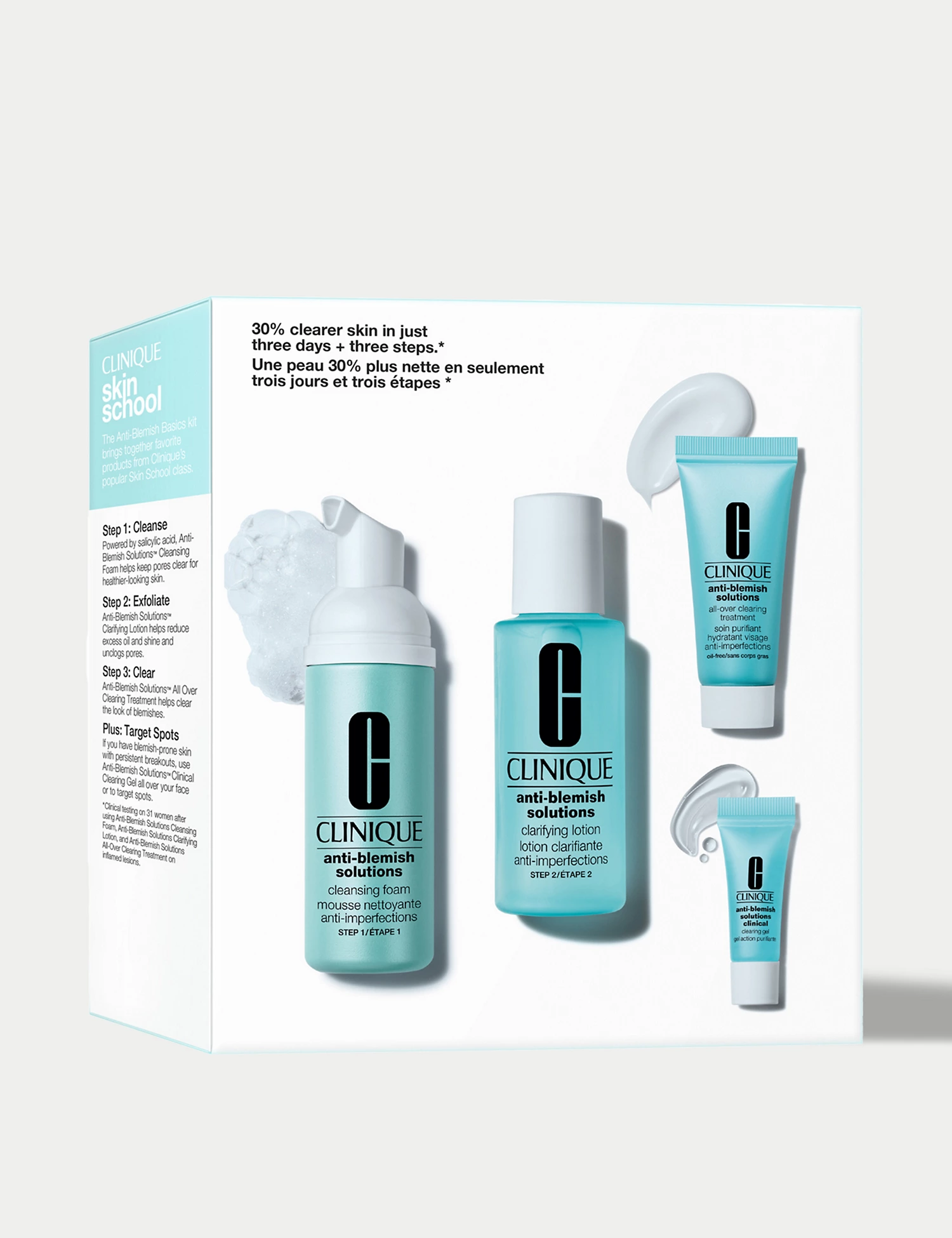 ست 4تایی ضد جوش کلینیک Anti-Blemish Basics
