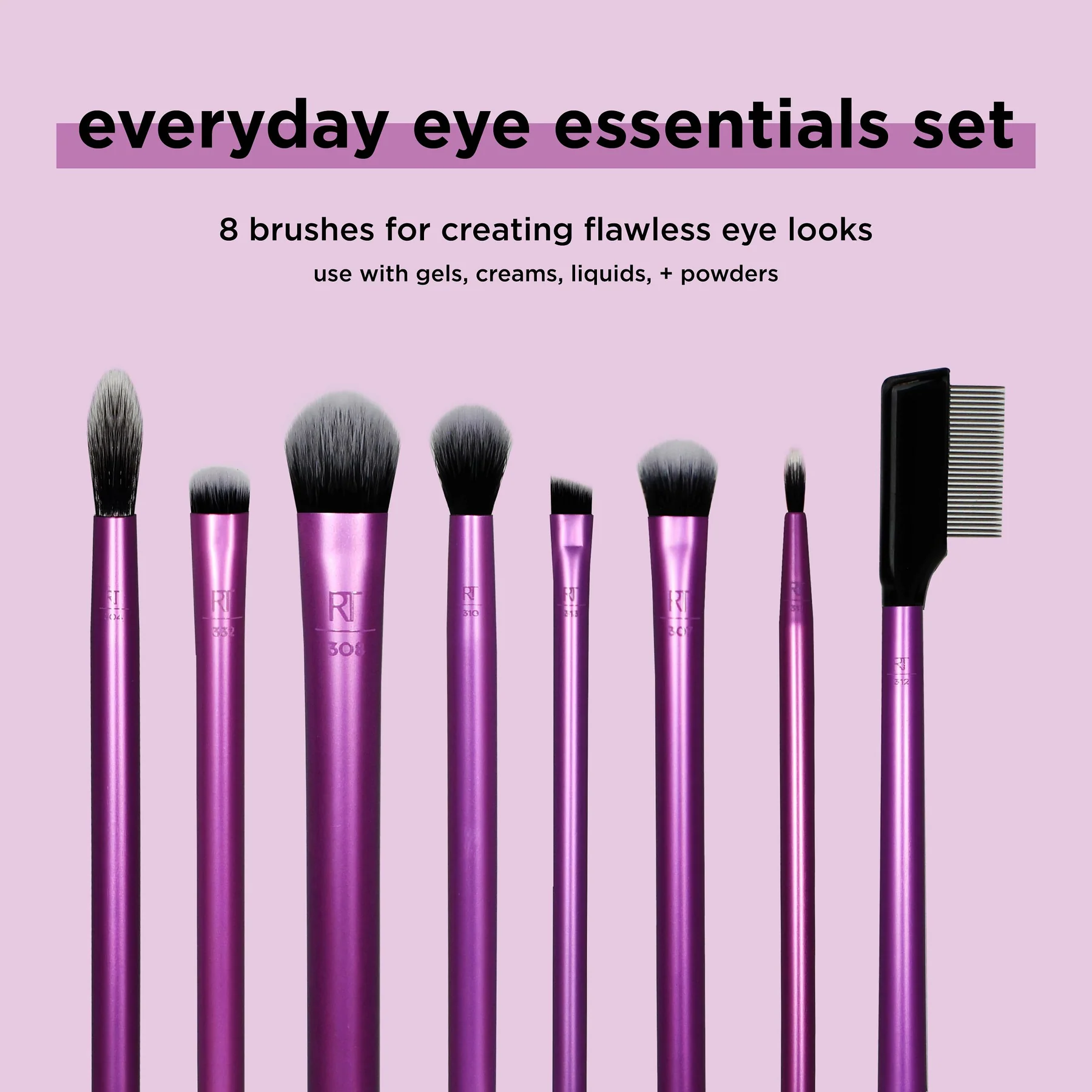 ست برس حرفه ای آرایش چشم ریل تکنیک Everyday Eye Essentials (کد1991)