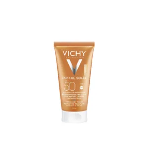 ضد آفتاب فلوئیدی رنگی ویشی spf50 مات کننده و کاملا سبک capital soleil TINTED FRY TOUCH