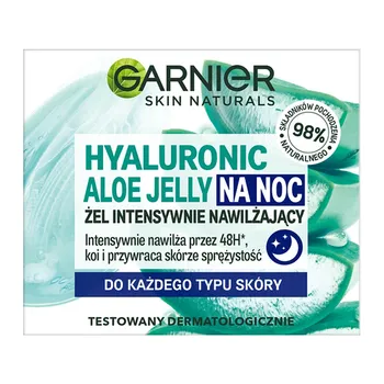 ژل آبرسان و مرطوب کننده شب گارنیر حاوی هیالورونیک و آلوئه ورا NIGHT GELLY ژل آبرسان و مرطوب کننده شب گارنیر حاوی هیالورونیک و آلوئه ورا NIGHT GELLY