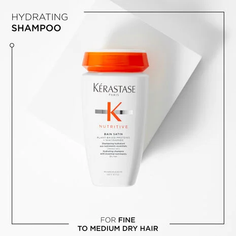 شامپو نوتریتیو کراستاس آبرسان قوی مناسب موهای خیلی خشک و دهیتراته KERASTASE bain satin 2