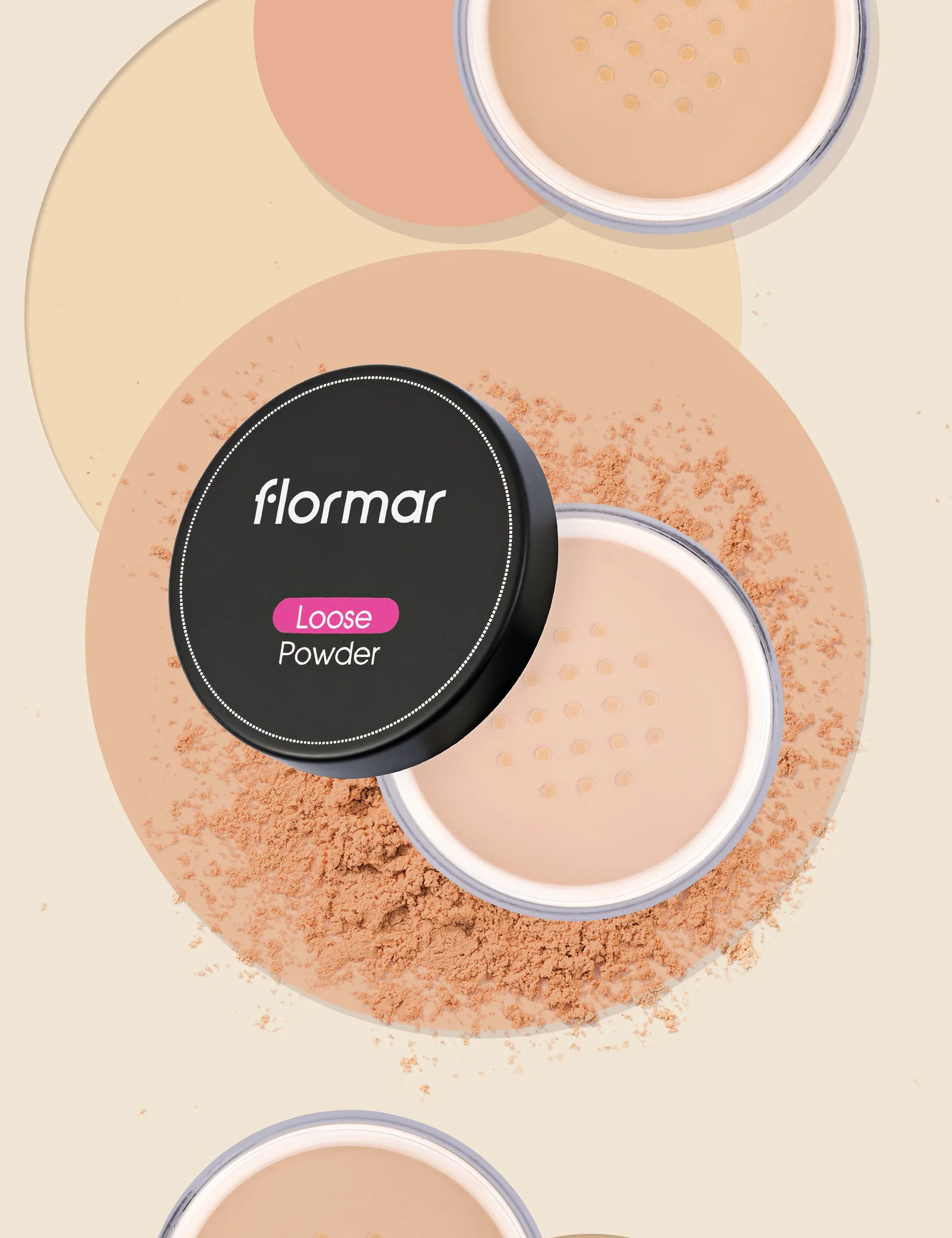 پودر فیکس فلورمار رنگ 001 Pale Sand