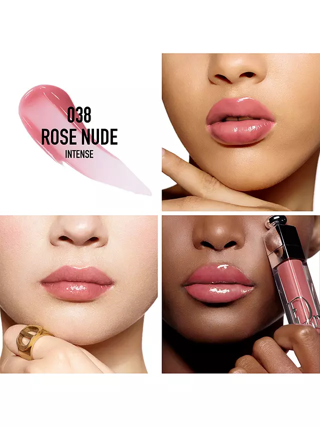 لیپ گلاس حجم دهنده دیور مدل LIP MIXIMIZER رنگ 038 rose nude