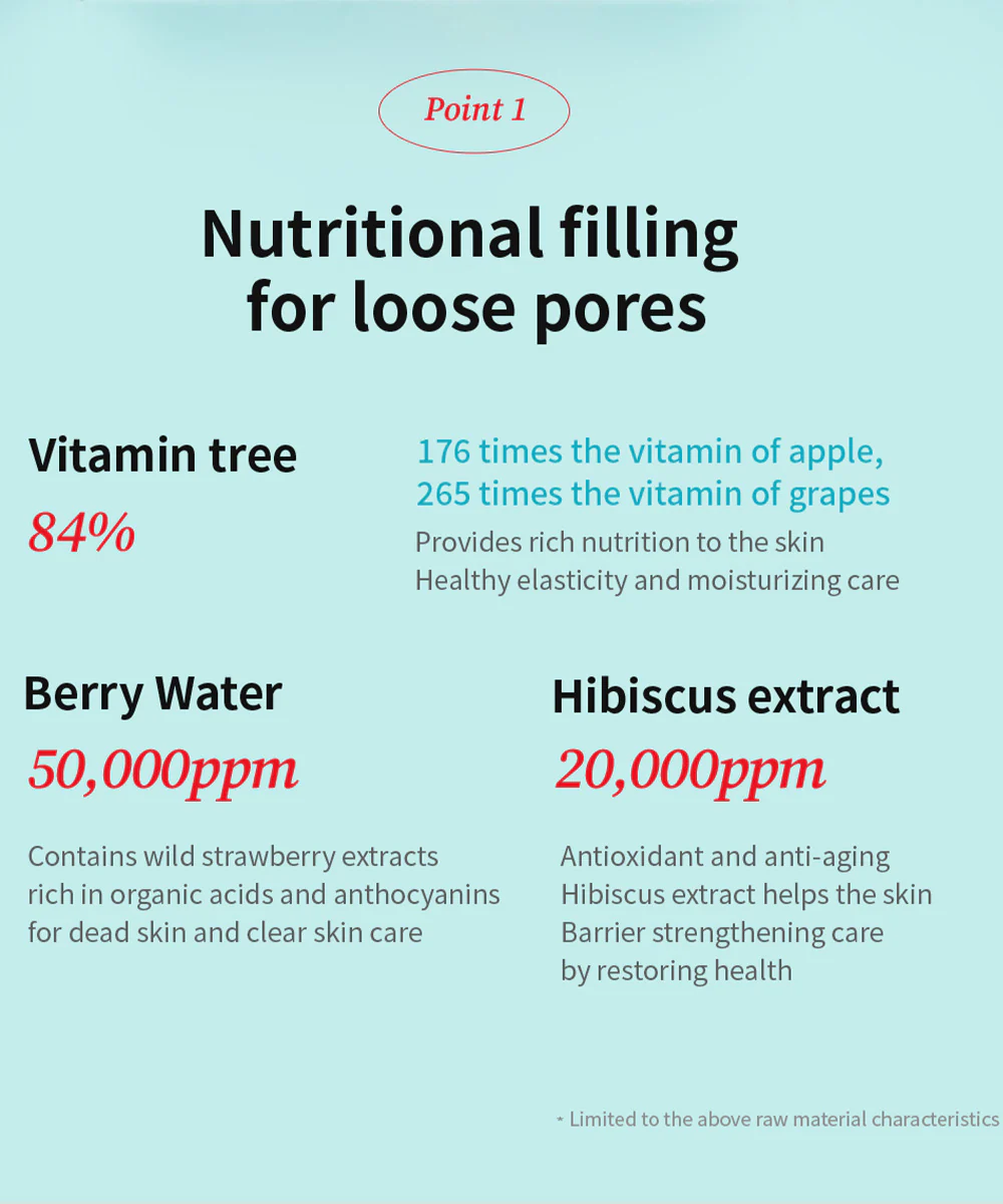 تونر ویتا بری توکوبو منبع ویتامین جمع کننده منافذ 150میل TOCOBO Vita Berry Pore Toner