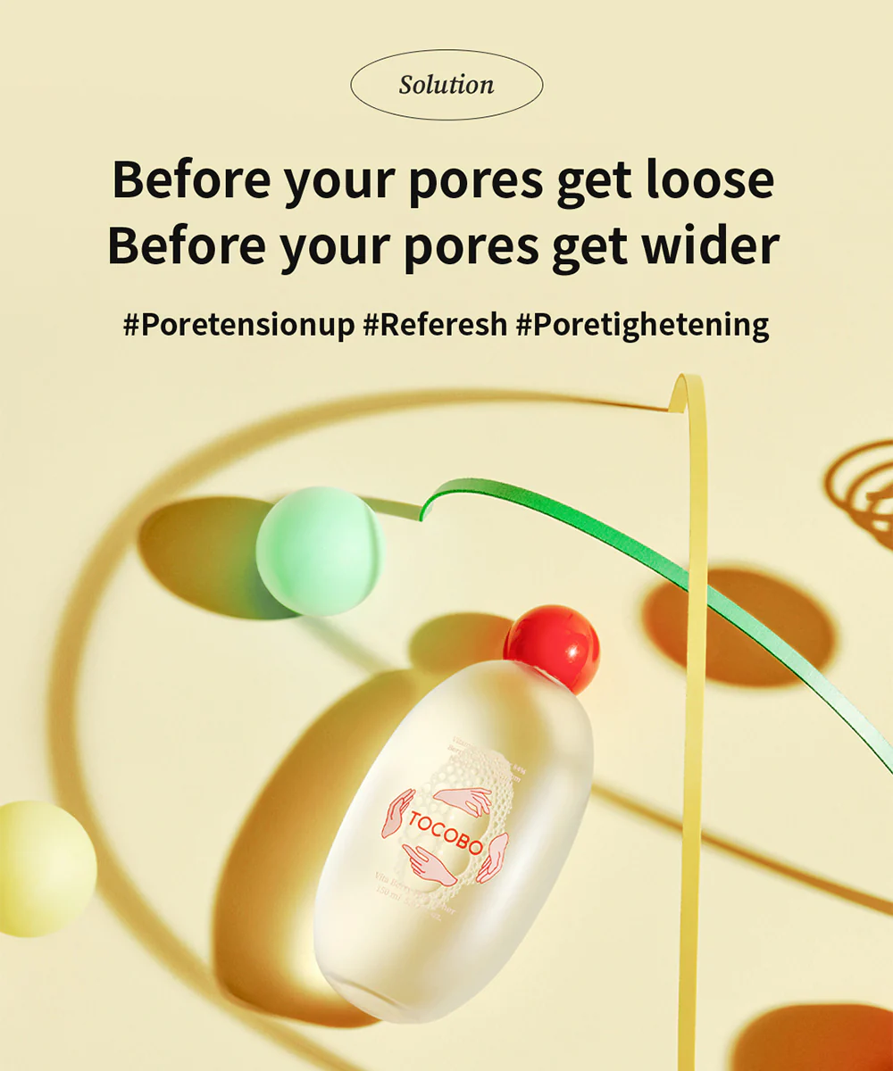 تونر ویتا بری توکوبو منبع ویتامین جمع کننده منافذ 150میل TOCOBO Vita Berry Pore Toner