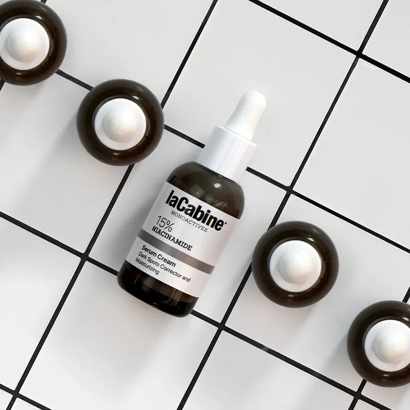 سرم کرمی نیاسینامید 15% لاکابین ضد جوش آبرسان ضد لک کد7154 La Cabine 15% Niacinamide Serum Cream 30ml