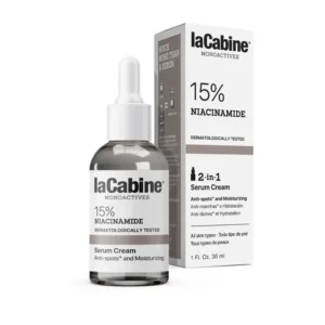 سرم کرمی نیاسینامید 15% لاکابین ضد جوش آبرسان ضد لک کد7154 La Cabine 15% Niacinamide Serum Cream 30ml