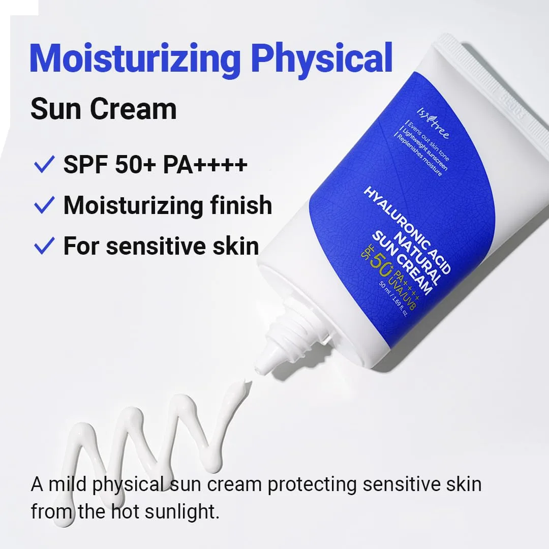 ضد آفتاب کرمی ایزنتری SPF50+ آبرسان حاوی هیالورونیک اسید ++++PA کد4464