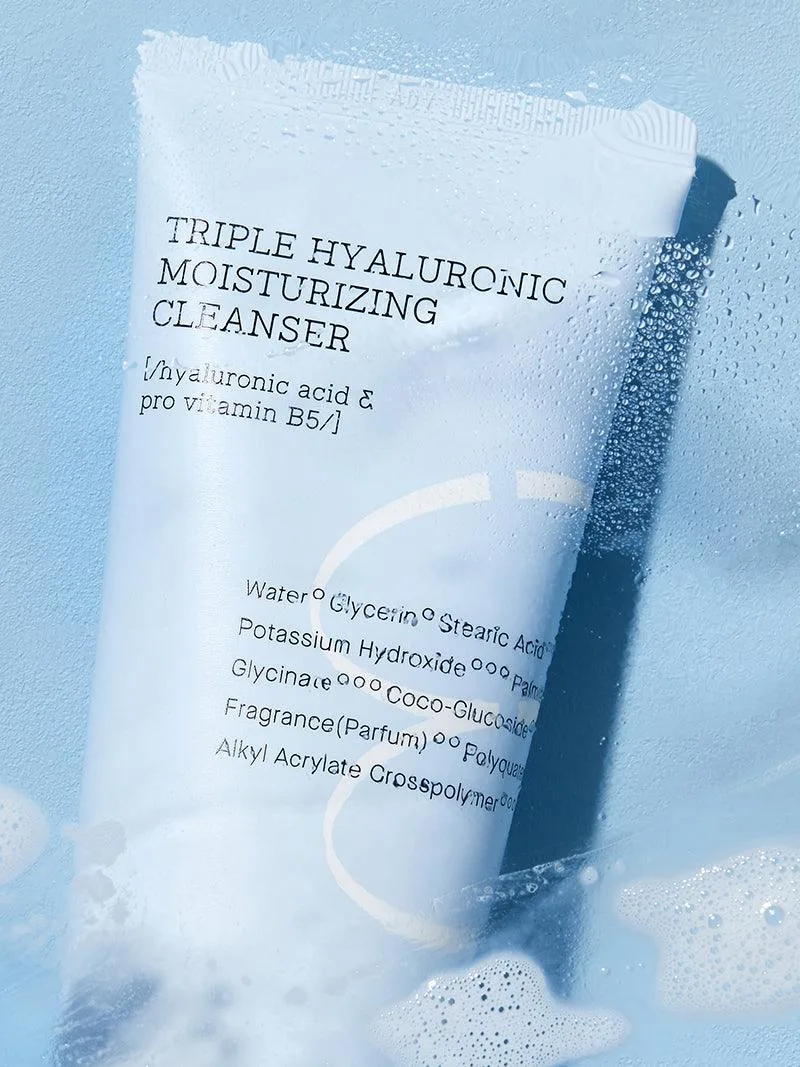 فوم شستشو تریپل هیالورونیک اسید کوزارکس COSRX پاک کننده مرطوب کننده انواع پوست Triple Hyaluronic Moisturizing Cleanser