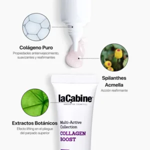 کرم دور چشم ژلی کلاژن ساز لاکابین استحکام و سفتی پوست تولید طبیعی کلاژن و الاستین EYE GEL CREAM Collagen Boost کد 6233