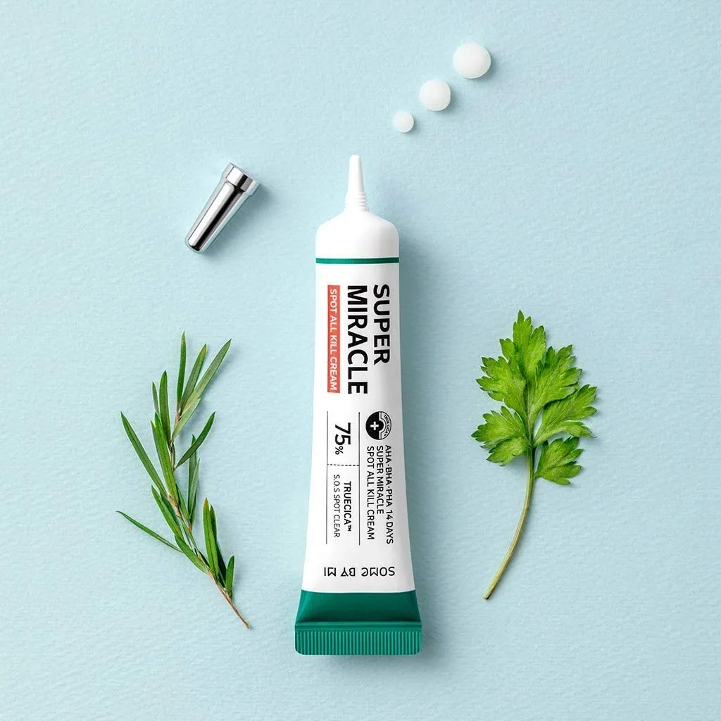 کرم ضد جوش و لک سام بای می سوپر میراکل کاهش التهاب قرمزی خارش و پوسته شدن Some By Mi AHA-BHA-PHA 14 Days Super Miracle Spot All Kill Cream کرم ضد جوش و لک سام بای می سوپر میراکل کاهش التهاب قرمزی خارش و پوسته شدن Some By Mi AHA-BHA-PHA 14 Days Super Miracle Spot All Kill Cream