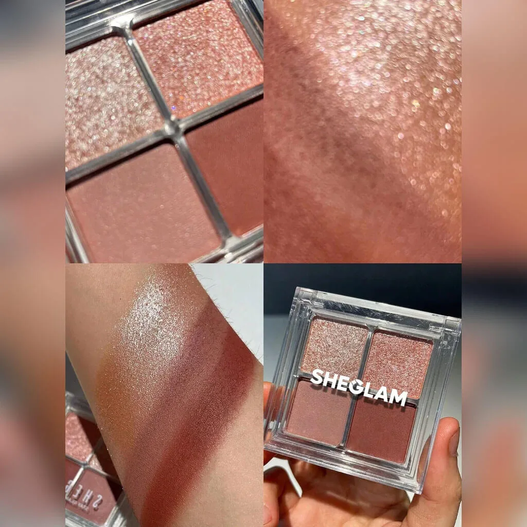 پالت سایه چشم 4 تایی شیگلم مدل cosmic crystal کد 3258 رنگ  Spellbound