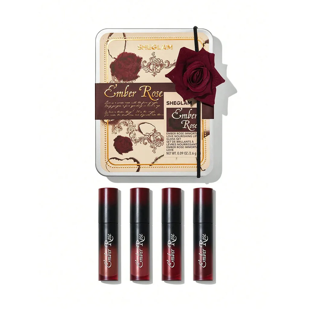 رژ لب خاص مایع براق شیگلم مدل Ember Rose در 4 رنگ جذاب رژ لب خاص مایع براق شیگلم مدل Ember Rose در 4 رنگ جذاب
