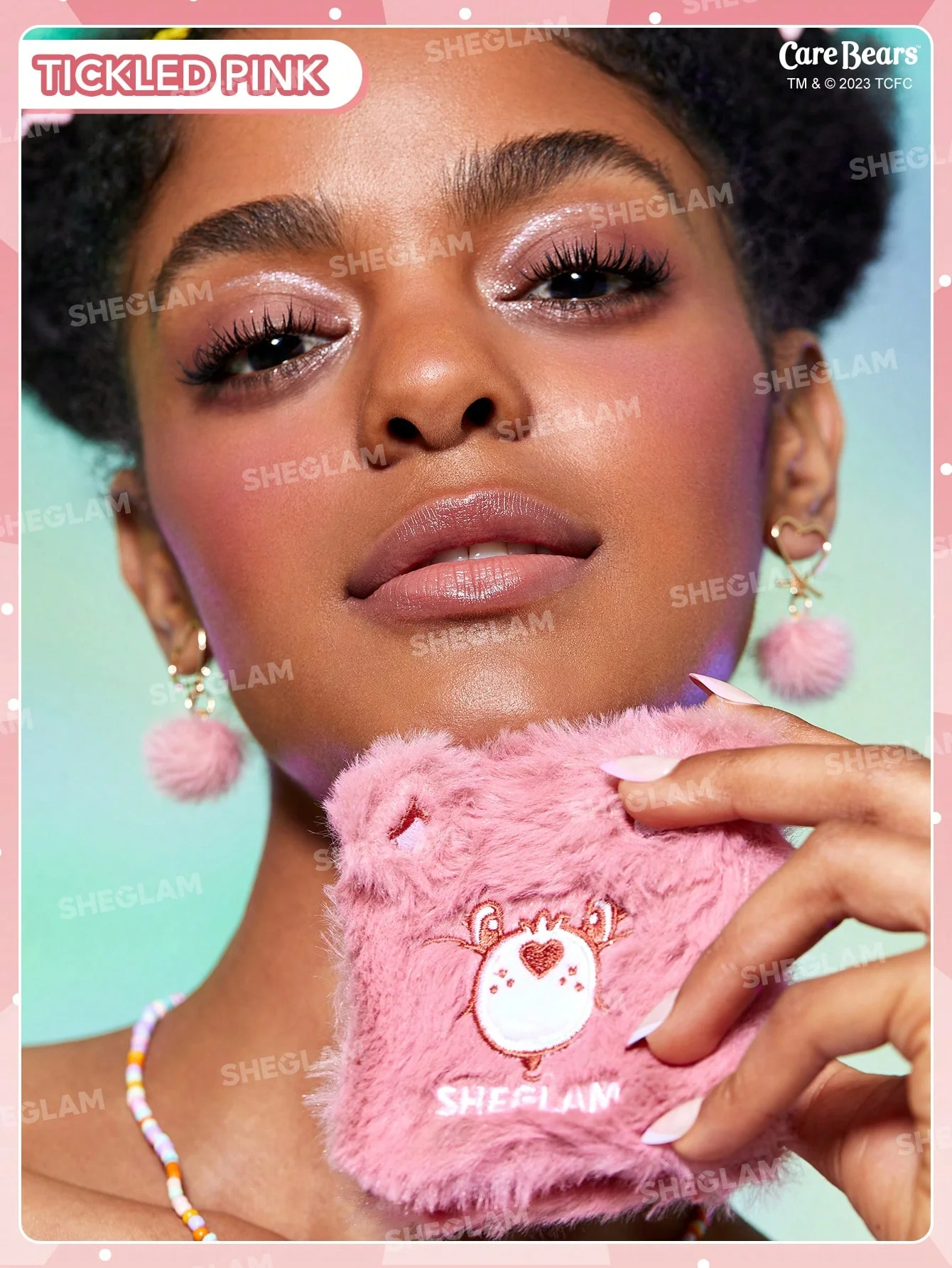 رژگونه خرسی شیگلم رنگ Tickled Pink (کد3731)