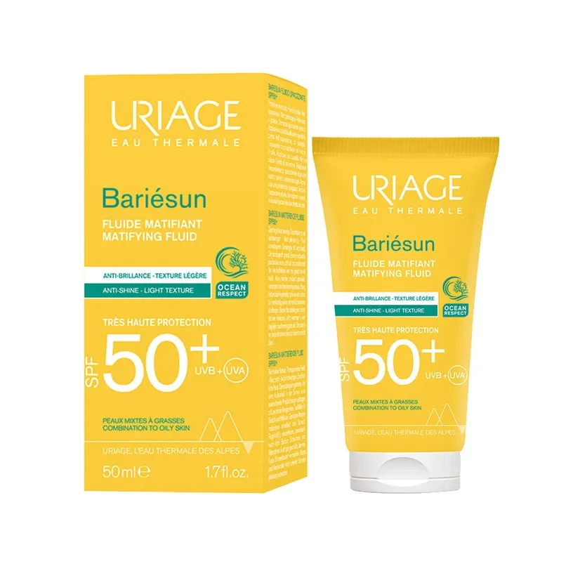 ضد آفتاب فلوئیدی اوریاژ بریسان SPF50 مناسب پوست چرب