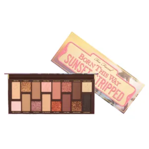 پالت سایه 16 رنگ توفیسد رنگ های کاربردی جذاب با پیگمنت عالی کد 0668 too faced born this way sunset stripped