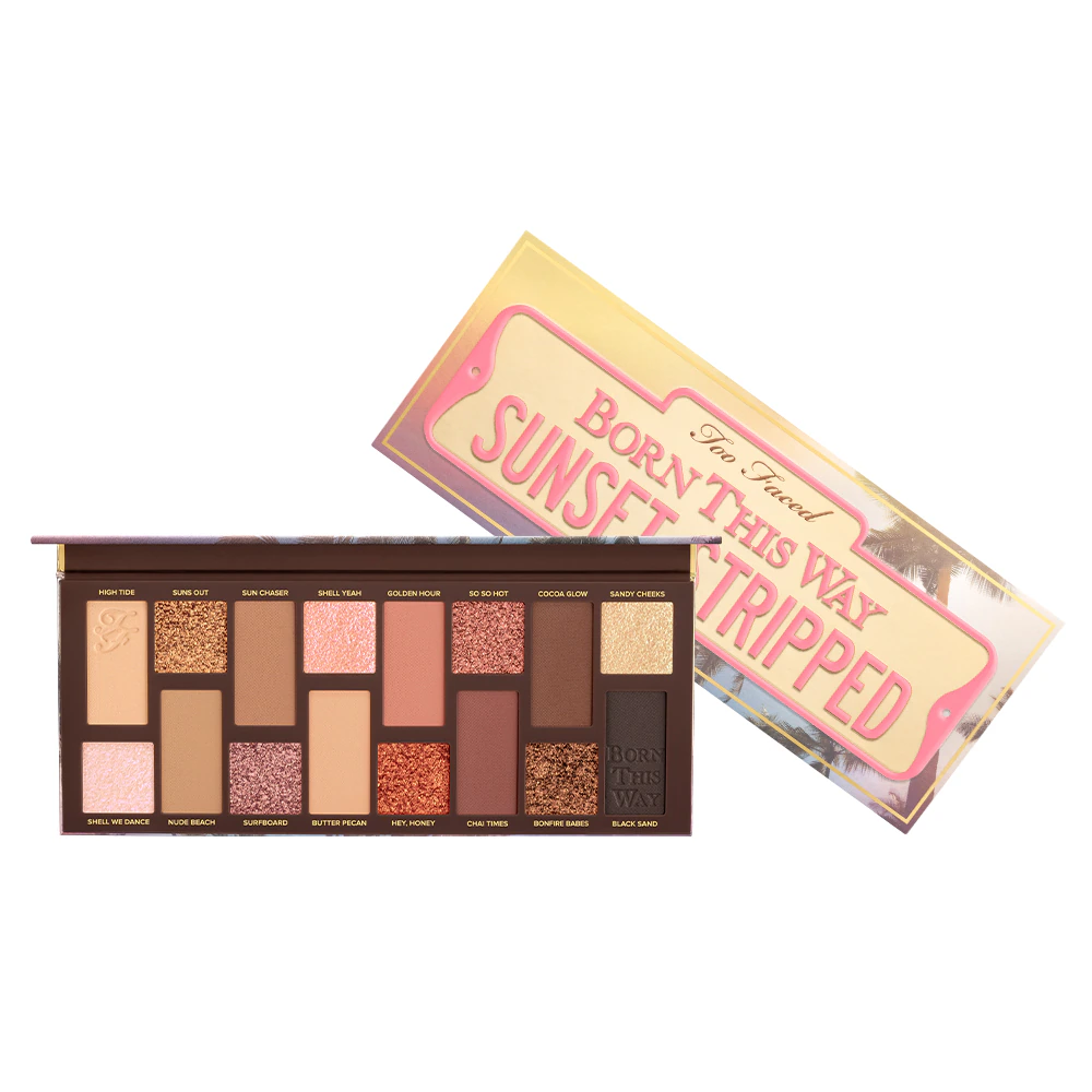 پالت سایه 16 رنگ توفیسد رنگ های کاربردی جذاب با پیگمنت عالی کد 0668 too faced born this way sunset stripped پالت سایه 16 رنگ توفیسد رنگ های کاربردی جذاب با پیگمنت عالی کد 0668 too faced born this way sunset stripped