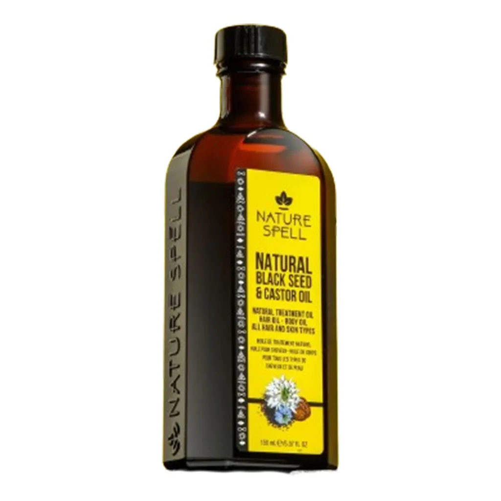 روغن کرچک نیچر اسپل درمانی طبیعی مناسب انواع مو و بدن