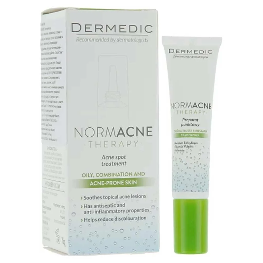 ضد جوش فوری درمدیک پوست مختلط تا چربDermedic-Normacne-Acne-Spot-Cream-15ml