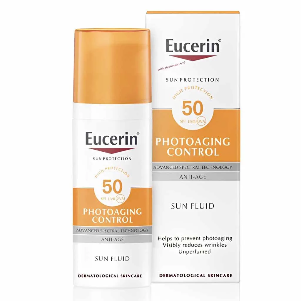 EUCERIN Sun Fluido Anti-Edad Photoaging Control SPF50 EUCERIN Sun Fluido Anti-Edad Photoaging Control SPF50