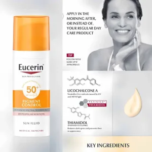 ضدآفتاب ضد لک فلوئیدی اوسرین SPF50