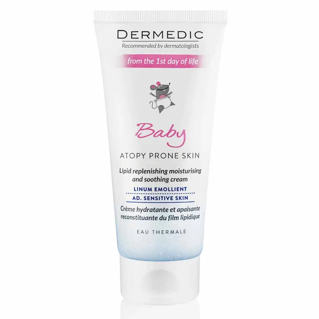 dermedic baby atopy prone skin cream کرم آبرسان و ضد قرمزی و خشکی پوست کودک درمدیک
