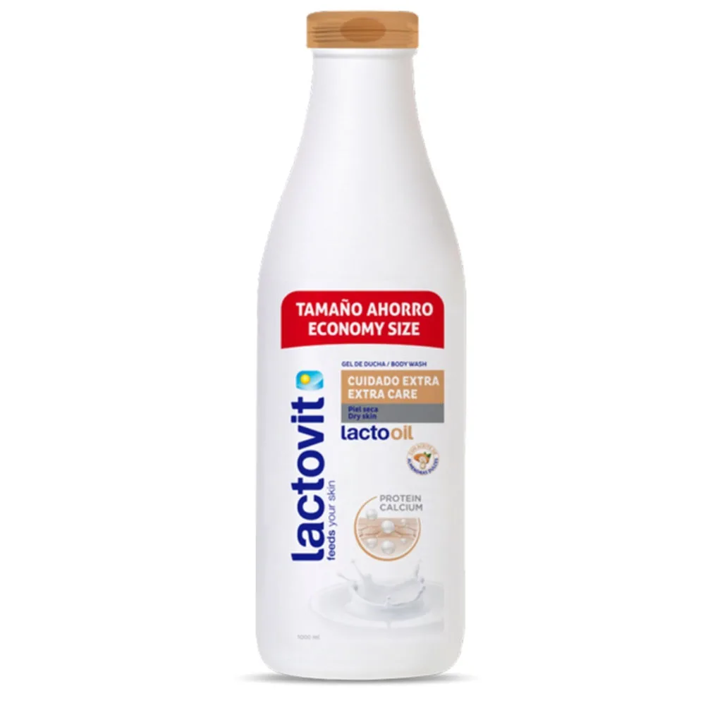 Lactovit body shampoo suitable for dry skin شامپو بدن لاکتویت مناسب پوست خشک