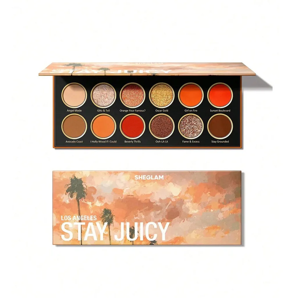 پالت سایه استثنائی شگیلم ١٢رنگ جذاب مدل STAY JUICY LA