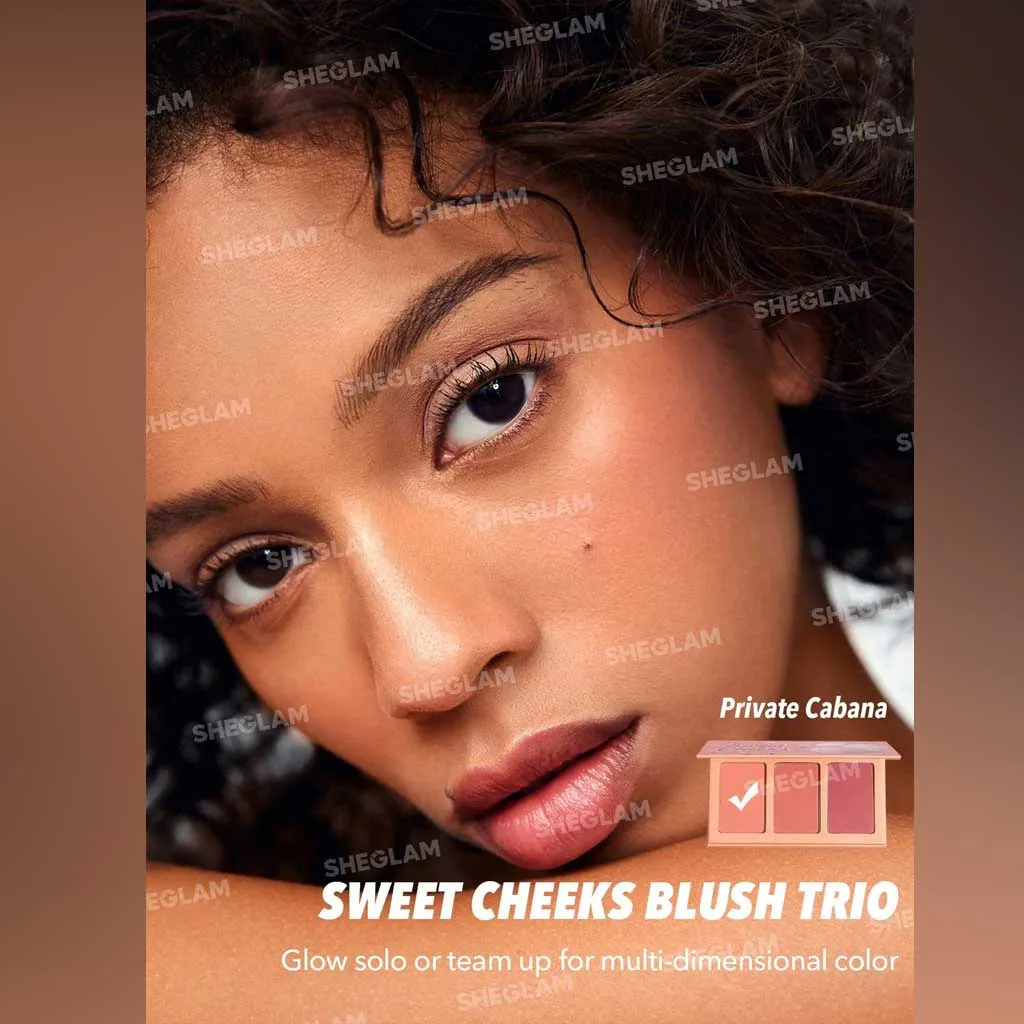 پالت رژگونه شیگلم SWEET CHEEKS مدل privet cabana کد (3487)
