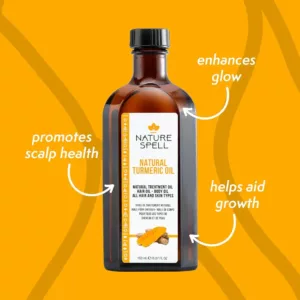 روغن درمانی زردچوبه نیچر اسپل مناسب مو و بدن