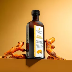 روغن درمانی زردچوبه نیچر اسپل مناسب مو و بدن