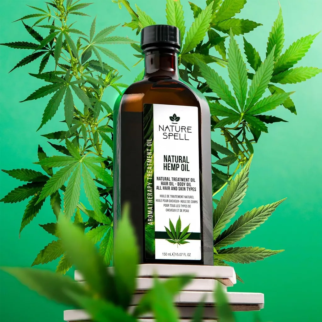 روغن درمانی شاهدانه نیچر اسپل مناسب مو و بدن