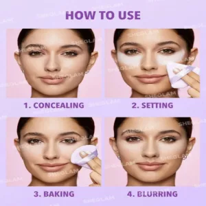 پد اسفنج آرایشی شیگلم مثلثی مدل INSTA-READY